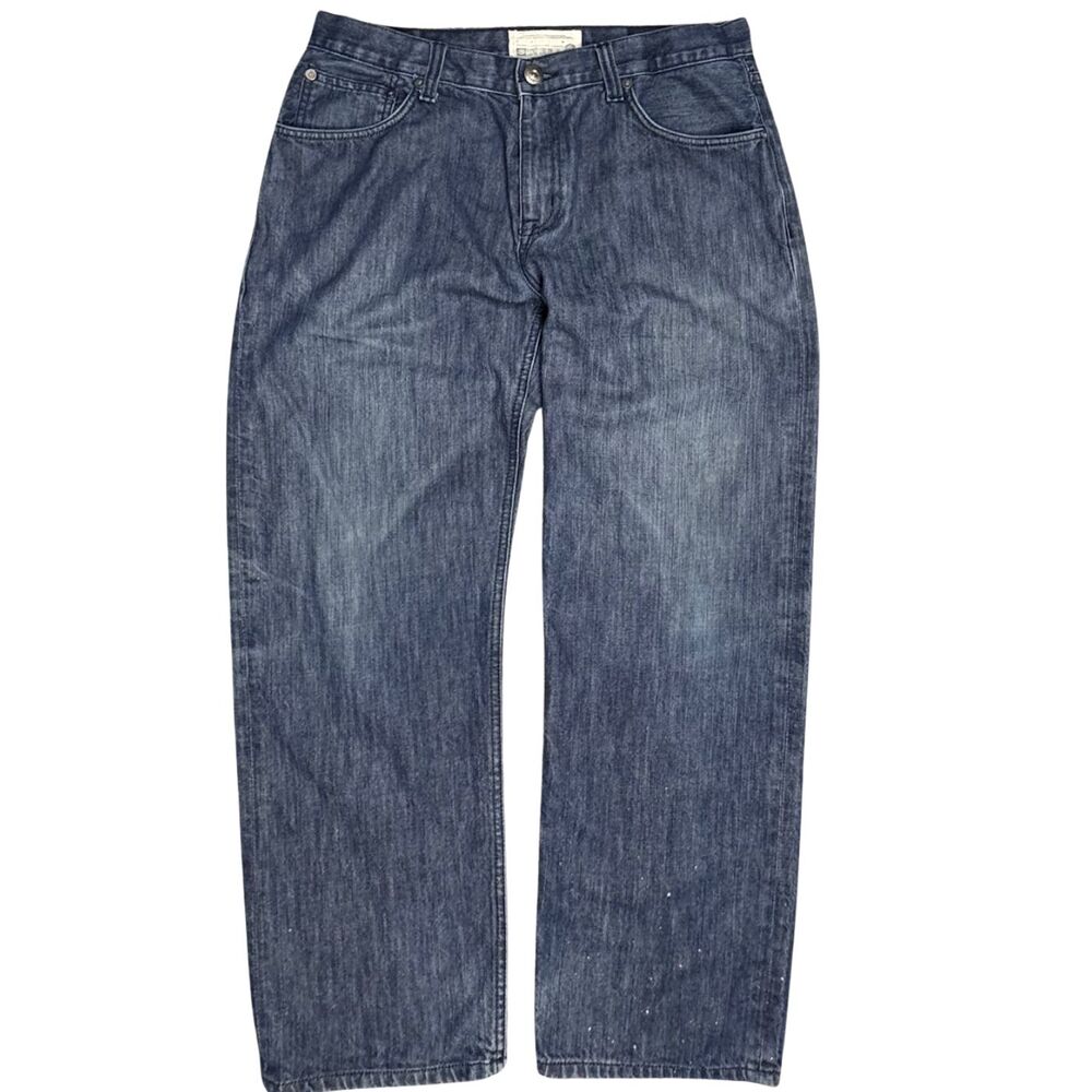 Ecko Unltd Jeans Mens Baggy Relaxed Denim 36x32*  Blue Skater Y2K‎ Retro Grunge